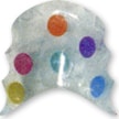 Retainer with an dots design