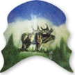 Retainer with an Moose design