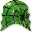 Retainer with an spider web design
