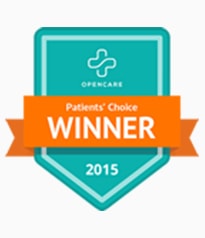 Open Care Patients Choice of 2015 Winner Badge