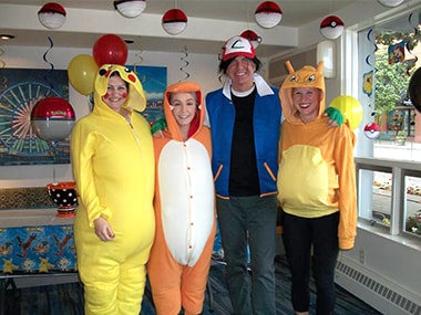 Your Nelson Orthodontics team dressed up as Pokemon for Halloween of 2016